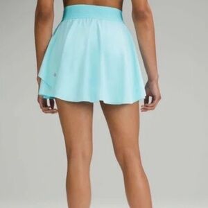 Women's Light Blue Court Rival Skirt (Long)